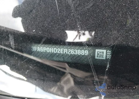 2014 Ford Fusion Se from USA, damaged, VIN 3FA6P0HD2ER263889